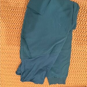 Maternity scrub bottoms Mandala Teal